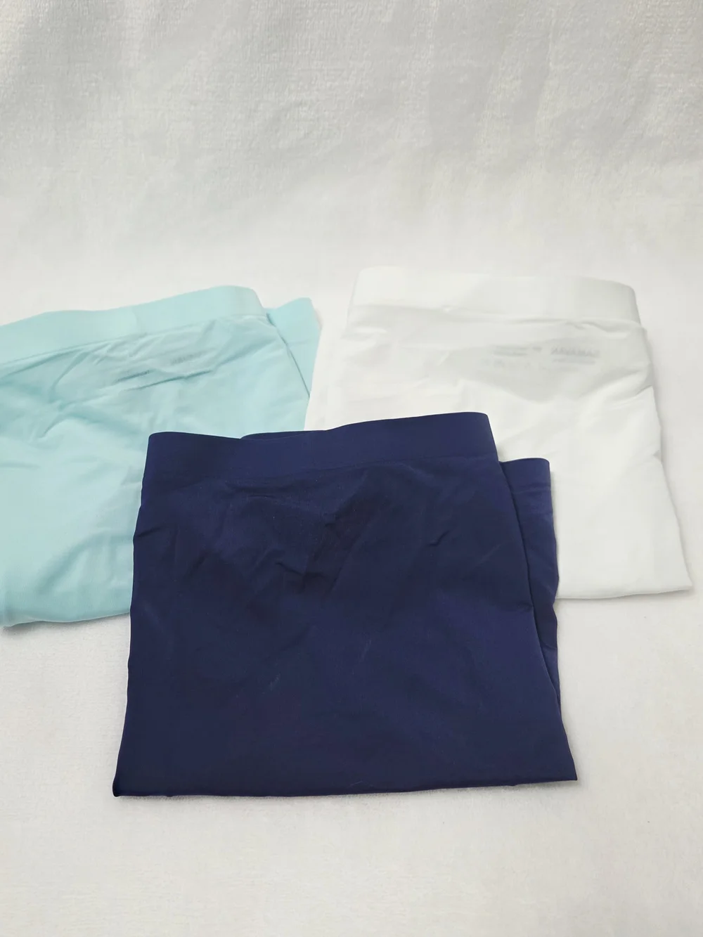 SAMAVAN Men's Boxer Briefs 3-Pack Size L Solid Polyamide/Spandex